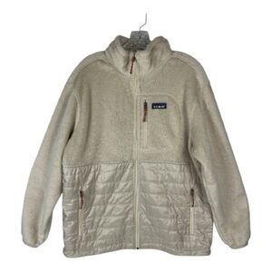 Patagonia Sz Large Re-tool Jacket Hybrid Cream (Fall '24) EUC